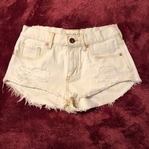 Bullhead High Rise Denim Short